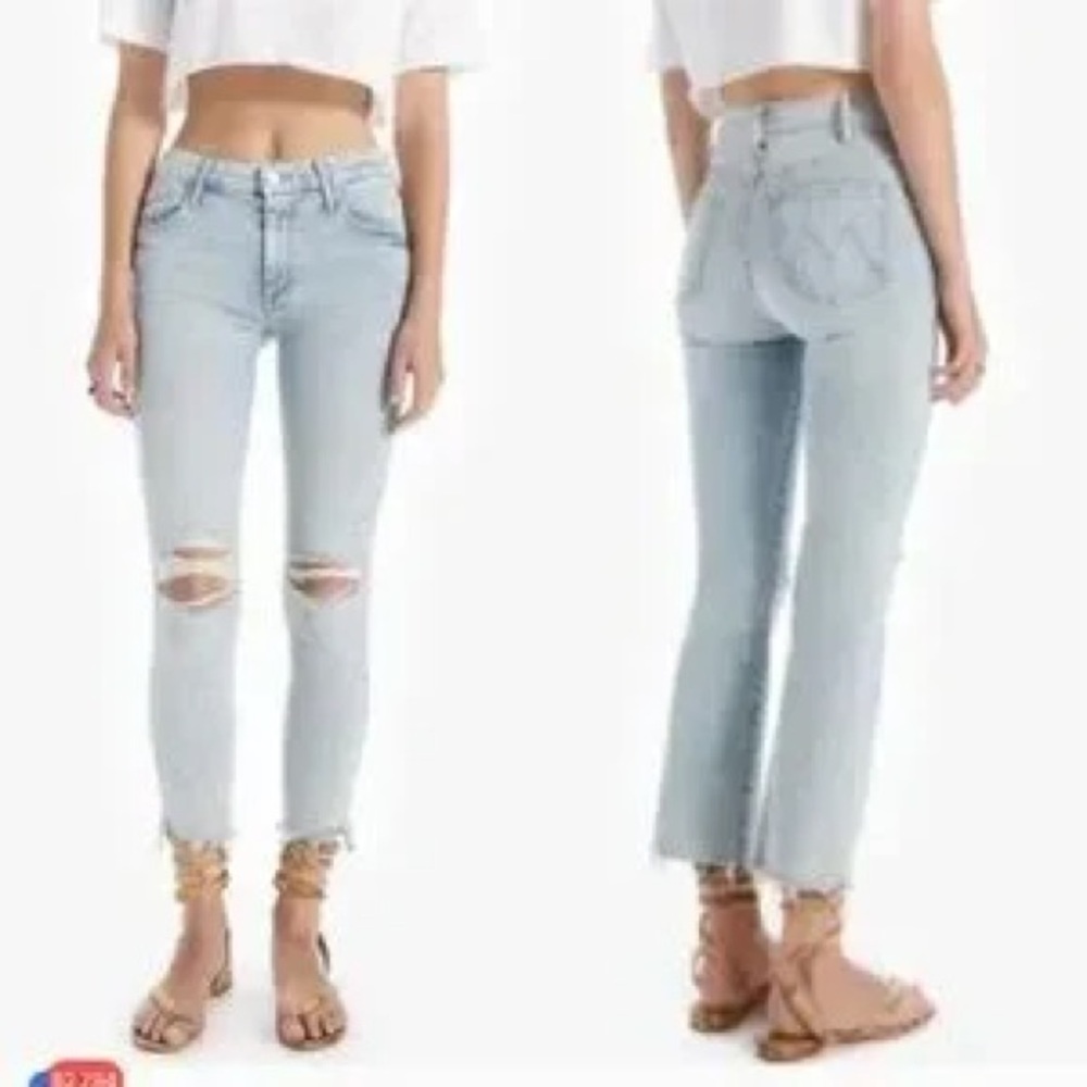 Mother Stunner zip ankle frat Jeans